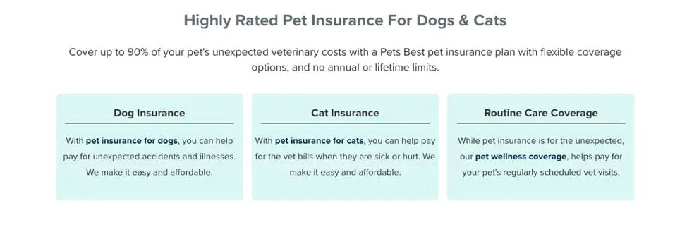 Pets Best pets insurance coverage for dogs and cats